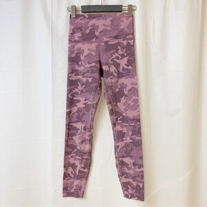 Lululemon Align Pant II 25" Incognito Camo Pink Taupe Multi Size 4